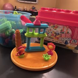 Bristle Block And mega Blocks For Toddler 