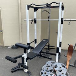 Gym Weights Barbell Bench 