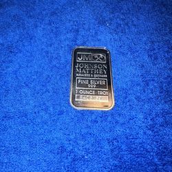 JM Fine Silver .999 1 Ounce TROY