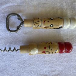 Vintage Bar Cork Screw And Bottle Opener 