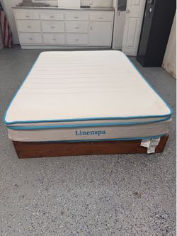 Free standard full base bed and mattress