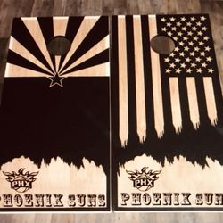 Custom Made Cornhole Boards       By Rob The Wood Working Guy 