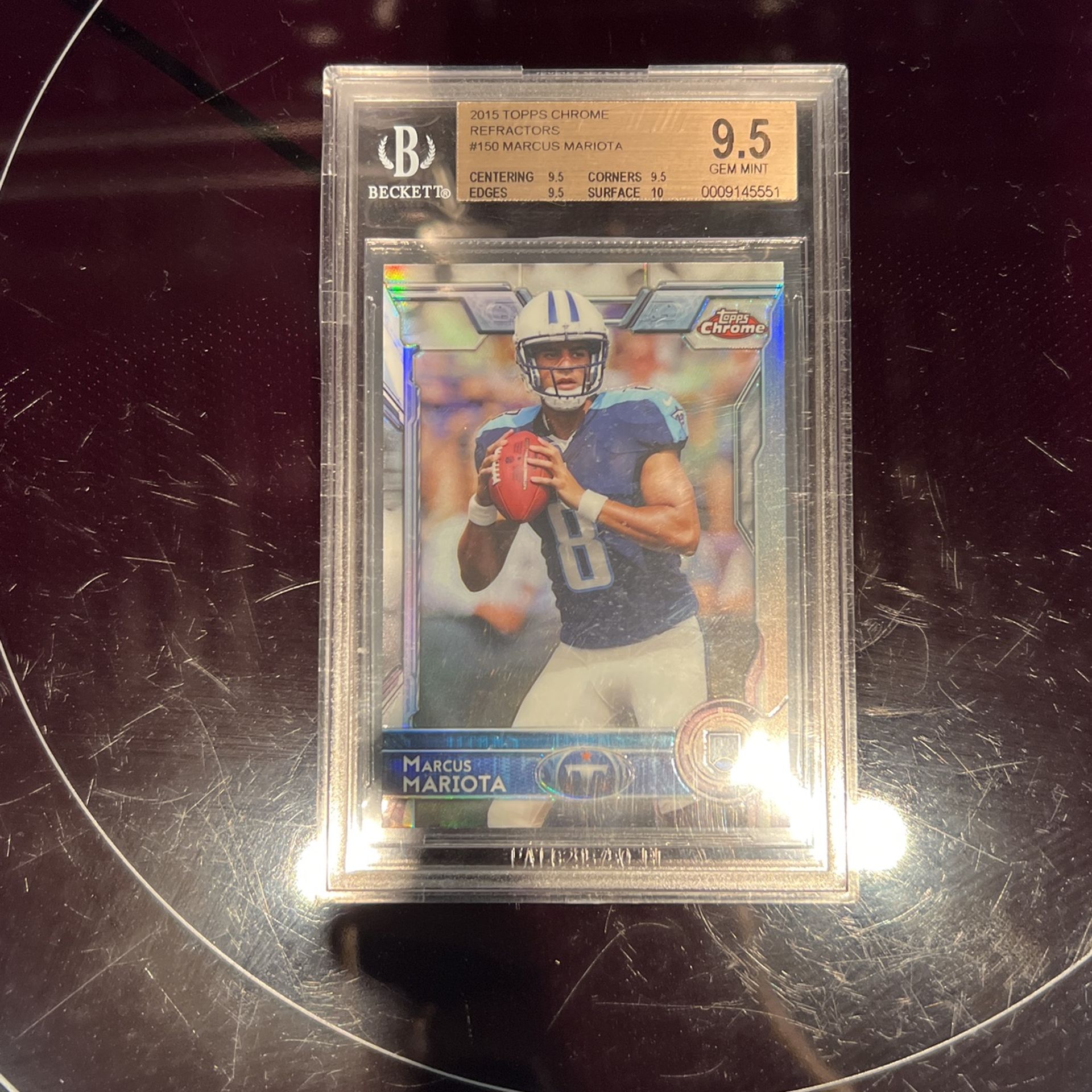 2015 Topps Chrome Refractor Marcus Mariota