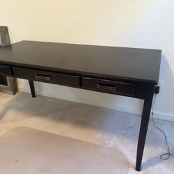 Black/brown Ashley Desk
