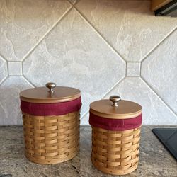 Longaberger Canisters 