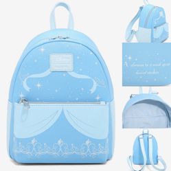 Loungefly Disney Cinderella Dress Filigree Mini Backpack 