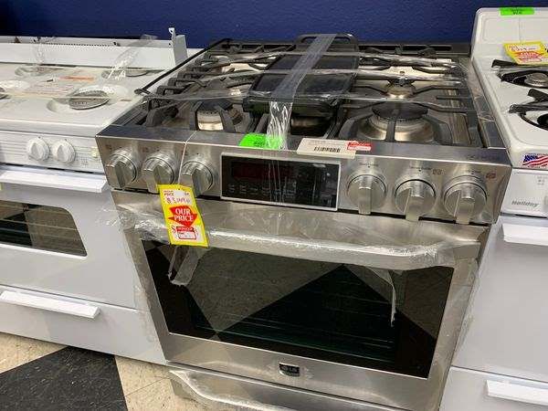 Brand New LG Stainless Steel 4 Burner Gas Stove E7H
