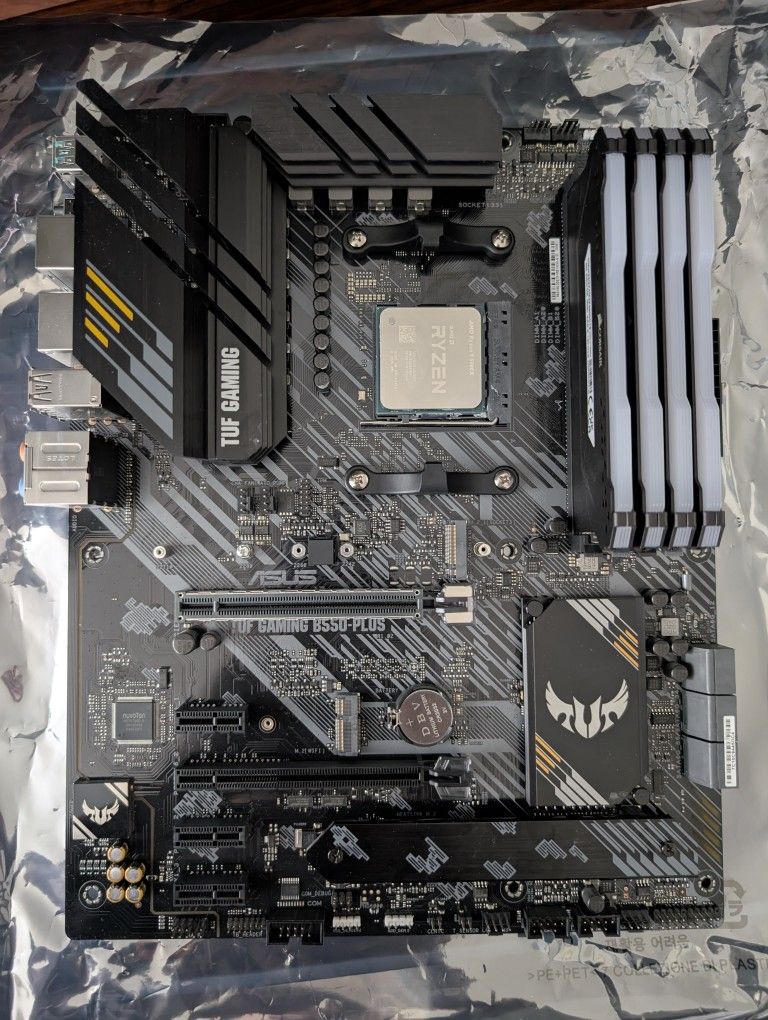 ASUS B550-Plus Motherboard+AMD Ryzen 9 5900x CPU+64 GB Corsair RGB DDR4 RAM