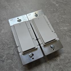 (OPEN BOX NEW) 2count Coby Dimmer Light Switch, Programmable, LED + CFL Compatible