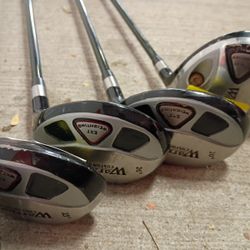 Lot Of 6 Warrior Custom Golf 3 Driver Golf Clubs (See Pics