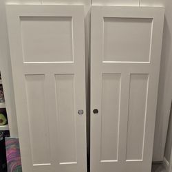 30x78.5 Craftsman Three Panel Interior Doors