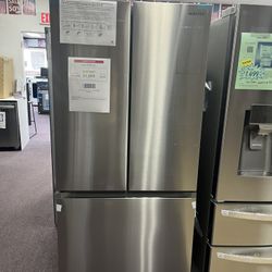 Refrigerator, Samsung New 33” W French Door Fridge 