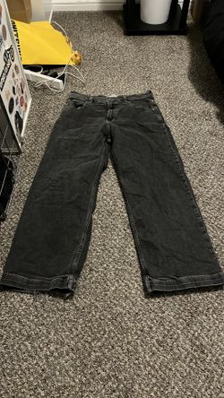 Hollister Washed Black Super Baggy Jeans