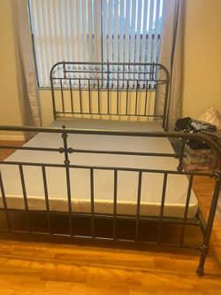 Queen bed...frame headboard and footboard