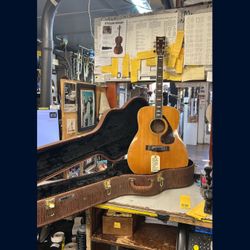 Late 1970's Yamaha FG-3755 Acoustic Guitar w/ Nice Case