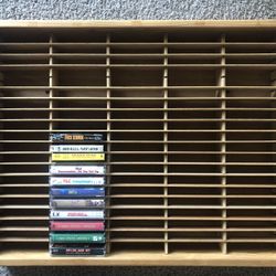 Cassette Rack And Cassettes Tapes Tape Vinyl Vinyl Record Records Hip-hop Rap 80s 90s Vintage Music DJ  