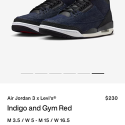 Air Jordan 3 x Levi’s collab