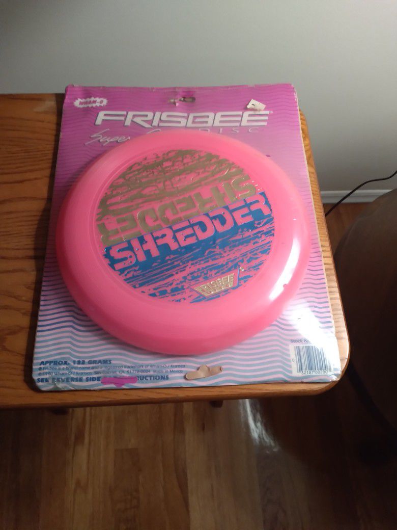 Vintage Wham-O Pink Frisbee Super Pro Disc 