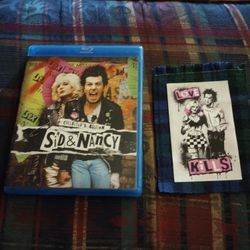 Sid  Nancy Collector's Edition(Blu-ray Disc, 2011) with custom made patch