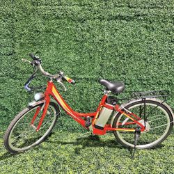 iDeaPlay Electric Bike 26, 250W E-Bike with 3 Riding Modes, Electric Bicycle for Women with Removabl