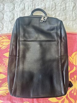 Barney’s New York Black Leather Backpack
