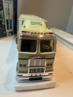 2003 Hess Toy Truck and Racecars Vintage Open Box NOS Storage Patina Unplayed