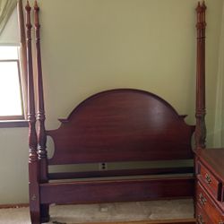 Lexington Cherry Hardwood Bedroom Set