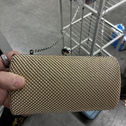 Dressup Clutch W/ Long Chain