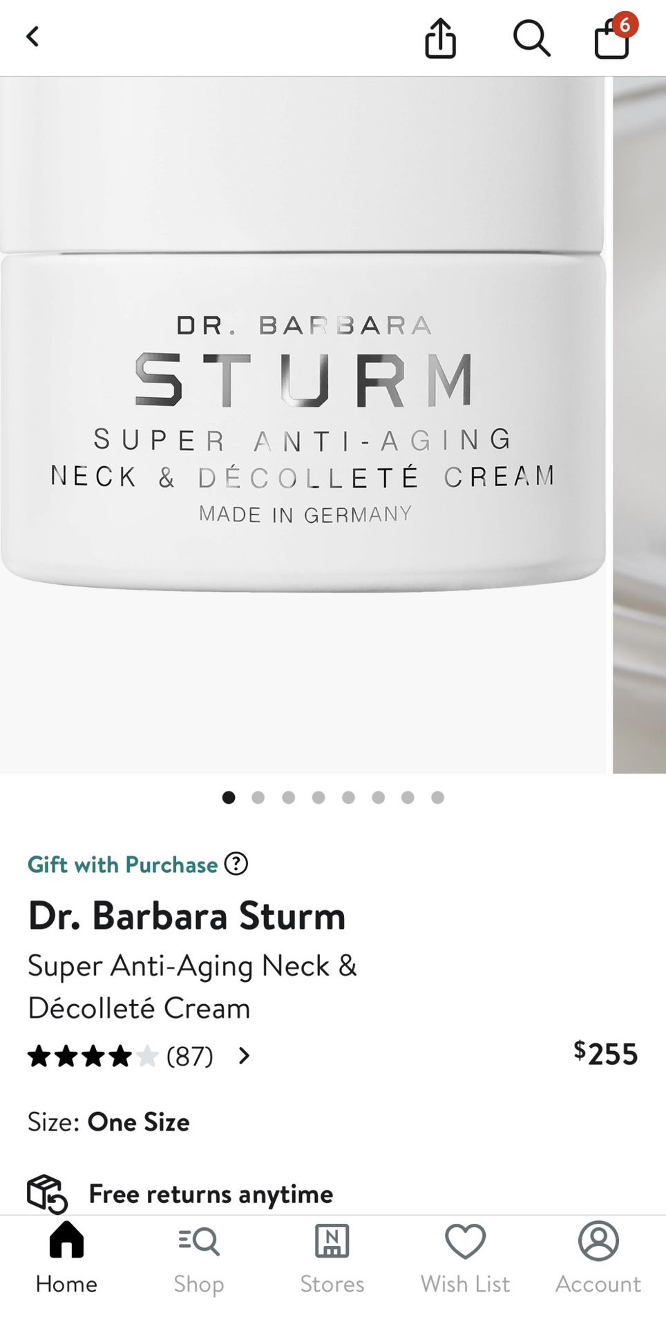 Dr. Barbara Strum Anti-Aging Neck&décolleté Cream