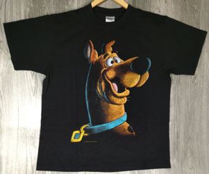 Vintage 90s Scooby Doo Blackout Shadow Series Shirt XL 1997 Hanna Barbara USA#12