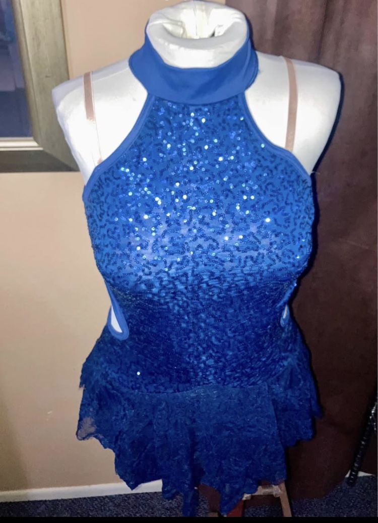 Mock Neck Sequin Dress MA