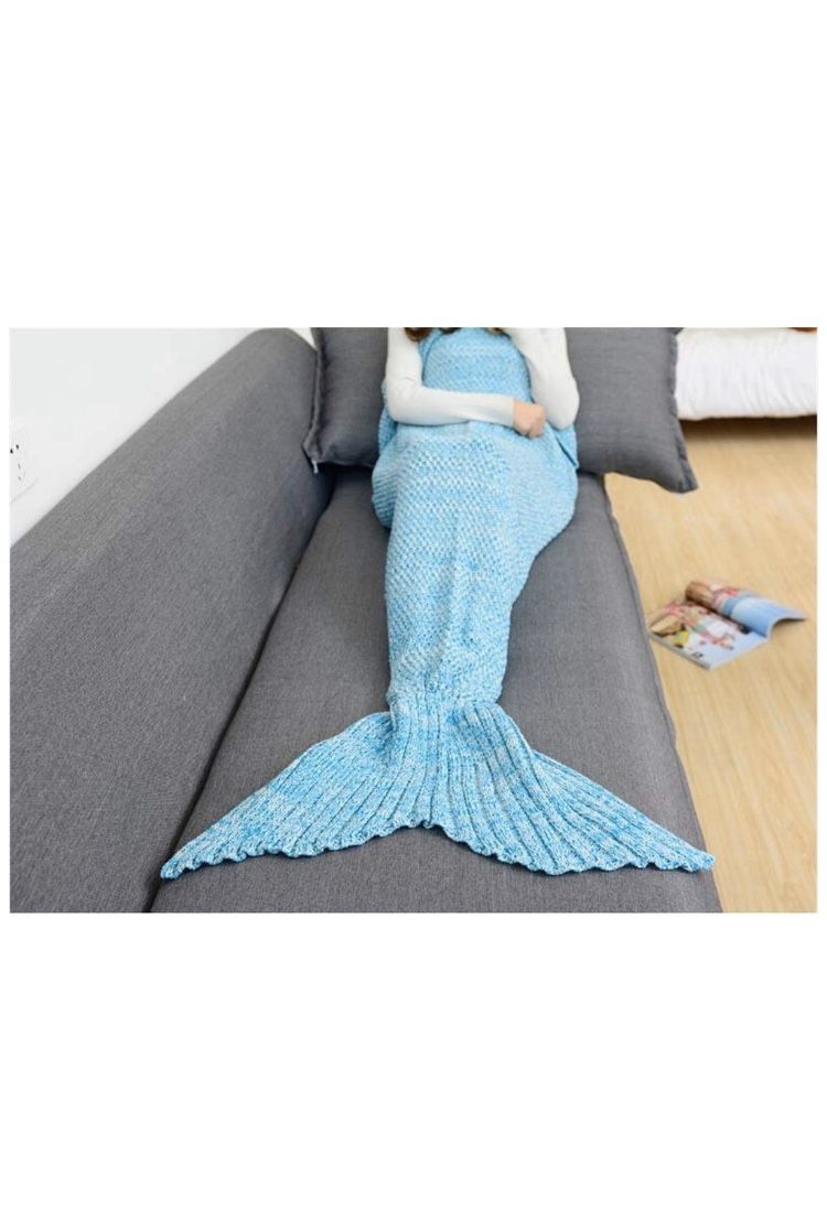 Brand new Mermaid Tail Blanket for Adult, Light Blue