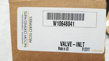 Inlet walve - sears dishwasher machine