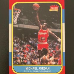 Michael Jordan - Fleer Rookie card - Mint!