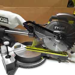 Ryobi 12 In Sliding Compound Miter Saw