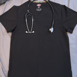 Unisex NEW Black Dickies Scrub Top
