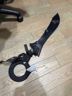 Dark Life Fibers Anime Half Rending 32” Scissor Sword from the anime series Kill la Kill.  Renaissance Ren Faire