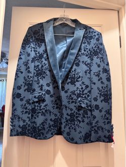Floral men’s suit jacket
