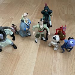 Vintage Mulan 1998 McDonalds Action Figures 