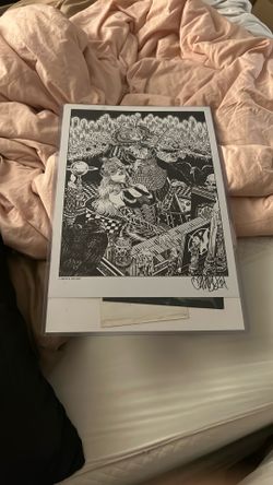 Tim Vigil Signed Comic Art