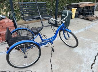 Schwinn Meridian Adult 3-Wheel Tricycle + Vehicle Transport Rack - Excellent Condition