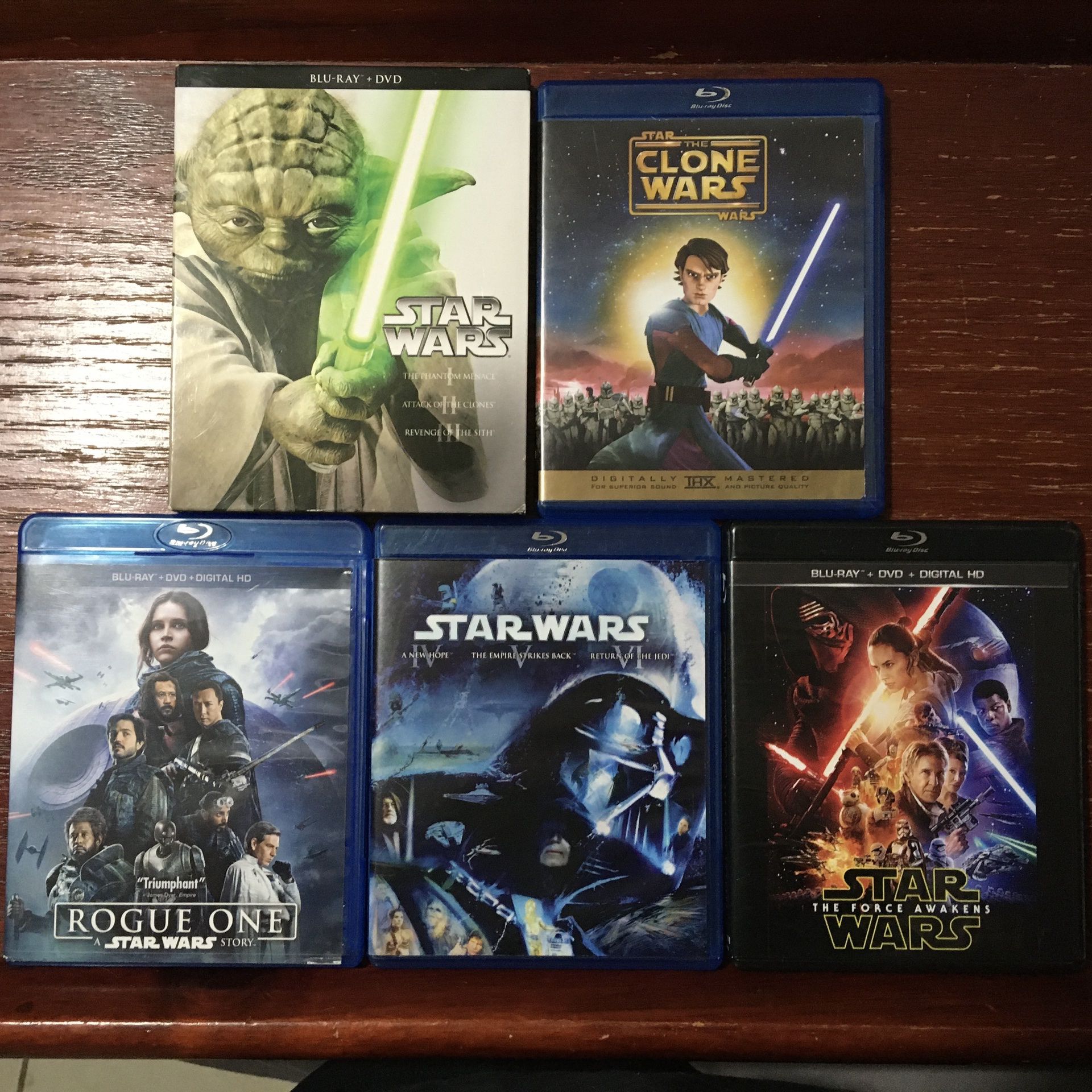 Star Wars Blu-Ray‘S Nine Movie Set