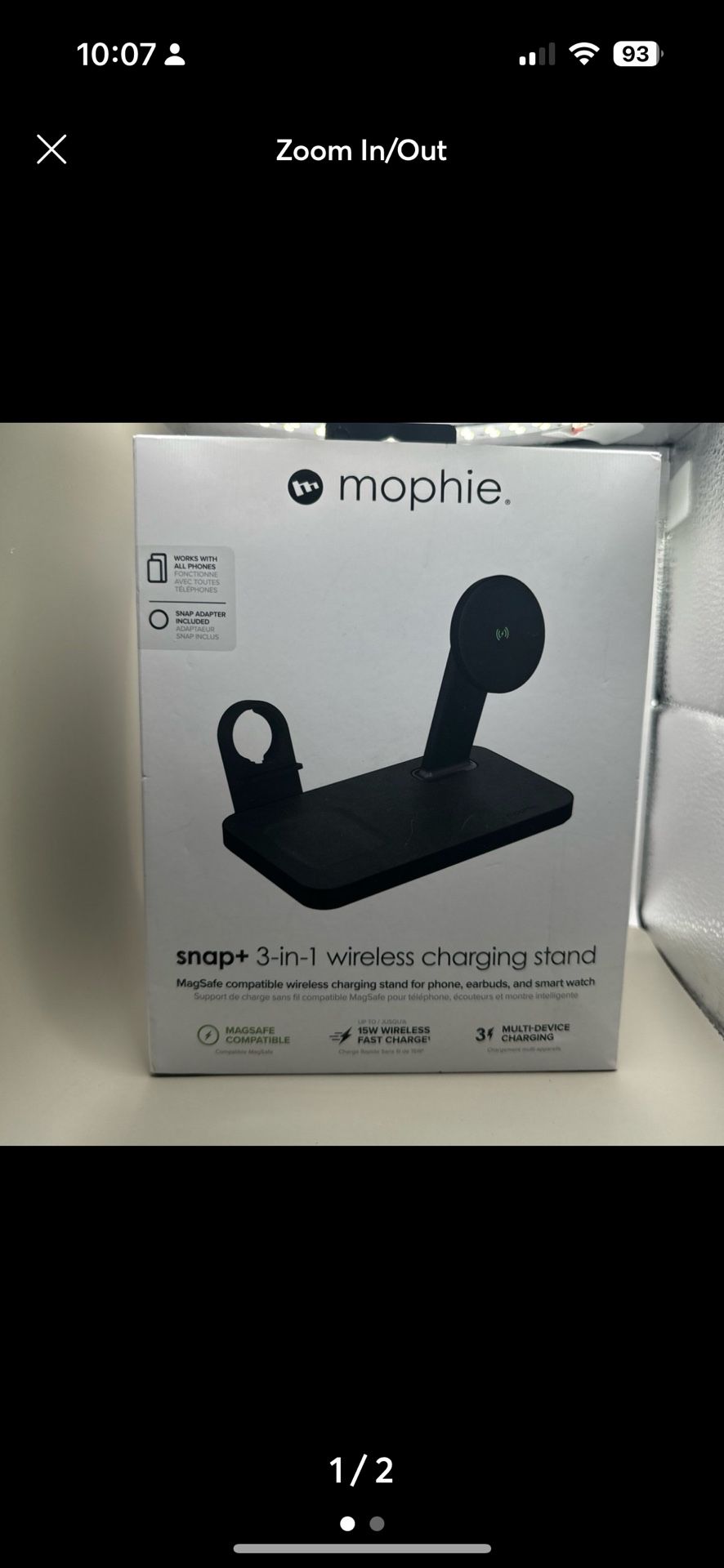 Morphie snap 3 - in - 1 wireless charging stand