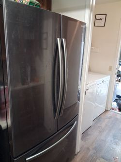 Samsung French Door Refrigerator Black Stainless