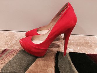Ponny loves Xonny brand. Red ladies high heels size8