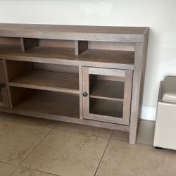 Side Table Console Storage 