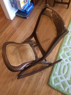 Antique children’s rocking chair
