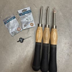 3 Piece Set of Mini Carbide Turning Tools