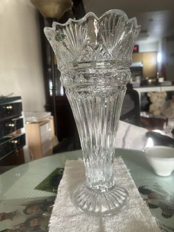 crystal vase