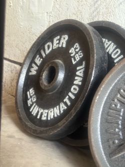33lb Olympic plate set
